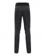 Devil Fashion Black Gothic Retro Jacquard Party Pants for Men