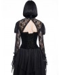 Pentagramme Black Gothic Long Sleeve Lace Bolero Jacket for Women