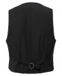 Pentagramme Black Gothic Steampunk Victorian Single-Breasted Men's Vest