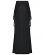 Punk Rave Black Gothic Punk Decadent Irregular Layered Fishtail Skirt