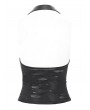 Devil Fashion Black Gothic Punk Chain Buckle Strap Halter Tank Top for Women