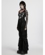 Punk Rave Black Gothic Punk Detachable Decadent Pants for Women