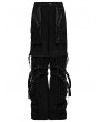 Punk Rave Black Gothic Punk Detachable Decadent Pants for Women
