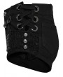 Punk Rave Black Gothic Punk Sexy Women's Denim Shorts with Detachable Chain