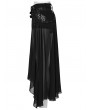 Punk Rave Black Gothic Punk Layered Two-Piece Skirt Shorts for Women