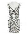 Punk Rave Silver Punk Detachable Two-Piece Metal Chain Harness