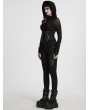 Punk Rave Black Gothic Cyberpunk Patched Underbust Corset Waistband
