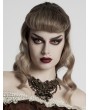 Punk Rave Coffee Gothic Steampunk Beaded Lace Butterfly Necklace