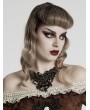 Punk Rave Black Gothic Steampunk Beaded Lace Butterfly Necklace