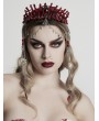 Punk Rave Red Gothic Gorgeous Crystal Chain Tasseled Headband