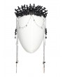 Punk Rave Black Gothic Gorgeous Crystal Chain Tasseled Headband