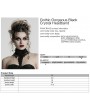Punk Rave Black Gothic Gorgeous Crystal Chain Tasseled Headband