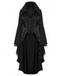 Punk Rave Black Vintage Gothic Gorgeous Palace Tailcoat for Women