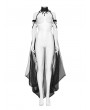 Punk Rave Dark Night Vampire Women's Chiffon Cloak with Detachable Beaded Choker