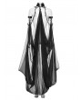 Punk Rave Dark Night Vampire Women's Chiffon Cloak with Detachable Beaded Choker