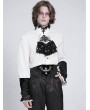 Devil Fashion Black Vintage Gothic Irregular Spider Jacquard Girdle for Men