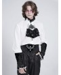 Devil Fashion Black Vintage Gothic Irregular Spider Jacquard Girdle for Men