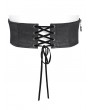 Devil Fashion Black Vintage Gothic Irregular Spider Jacquard Girdle for Men