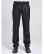 Devil Fashion Black Gothic Vintage Jacquard Loose Party Pants for Men
