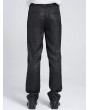Devil Fashion Black Gothic Vintage Jacquard Loose Party Pants for Men