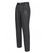 Devil Fashion Black Gothic Vintage Jacquard Loose Party Pants for Men