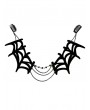 Black Gothic Retro Spider Web Chain Headband