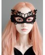 Black Gothic Red Crystal Masquerade Eye Mask