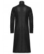 Punk Rave Black Gothic Cyberpunk Flap Pocket Fitted Jacket for Men