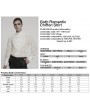 Punk Rave White Vintage Gothic Embroidered Chiffon Shirt for Men