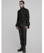 Punk Rave Black Retro Gothic Gorgeous Men's Double-Breasted Lapel Tailcoat