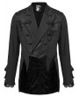 Punk Rave Black Retro Gothic Gorgeous Men's Double-Breasted Lapel Tailcoat