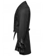 Punk Rave Black Retro Gothic Gorgeous Men's Double-Breasted Lapel Tailcoat